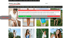 Desktop Screenshot of girlzwelike.com